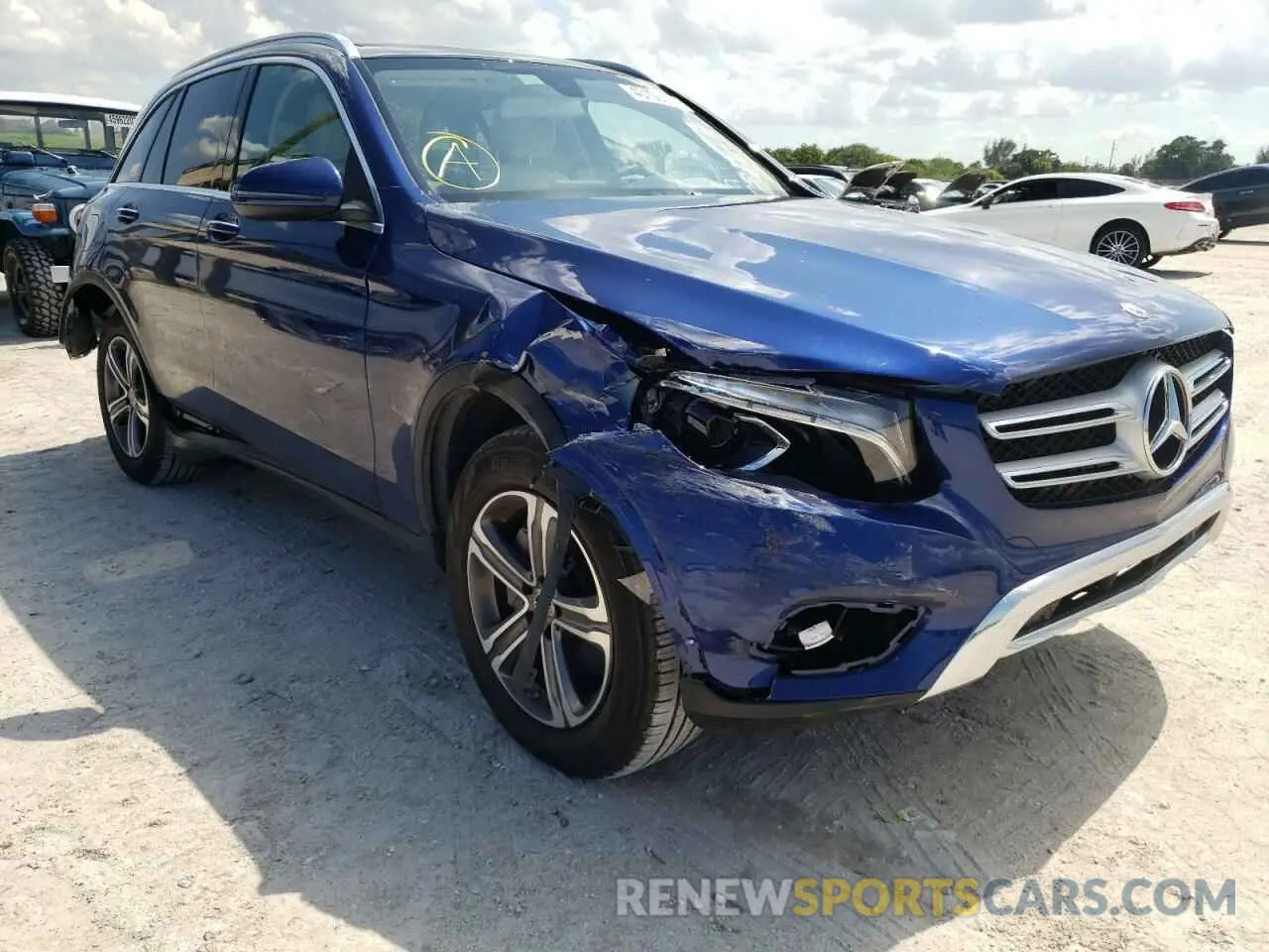 9 fotografías del automóvil dañado WDC0G4JB6KV190129 MERCEDES-BENZ GLC-CLASS 2019
