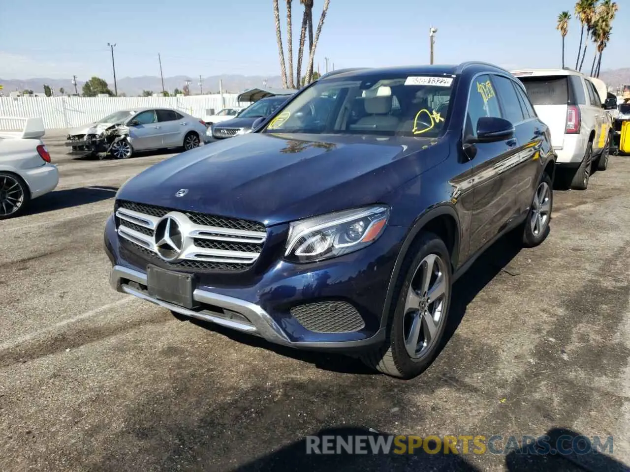 2 fotografías del automóvil dañado WDC0G4JB7KV151629 MERCEDES-BENZ GLC-CLASS 2019