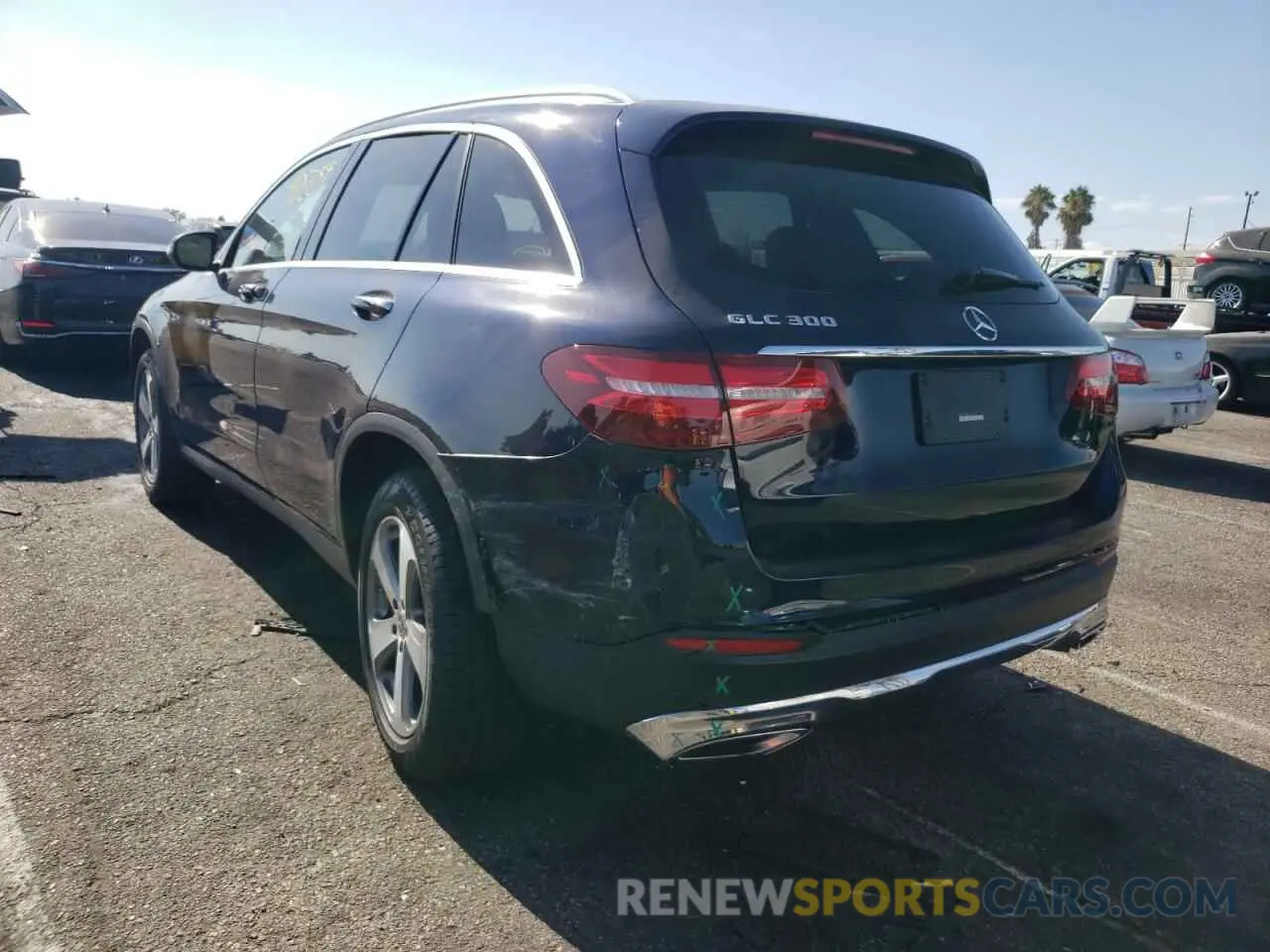 3 fotografías del automóvil dañado WDC0G4JB7KV151629 MERCEDES-BENZ GLC-CLASS 2019