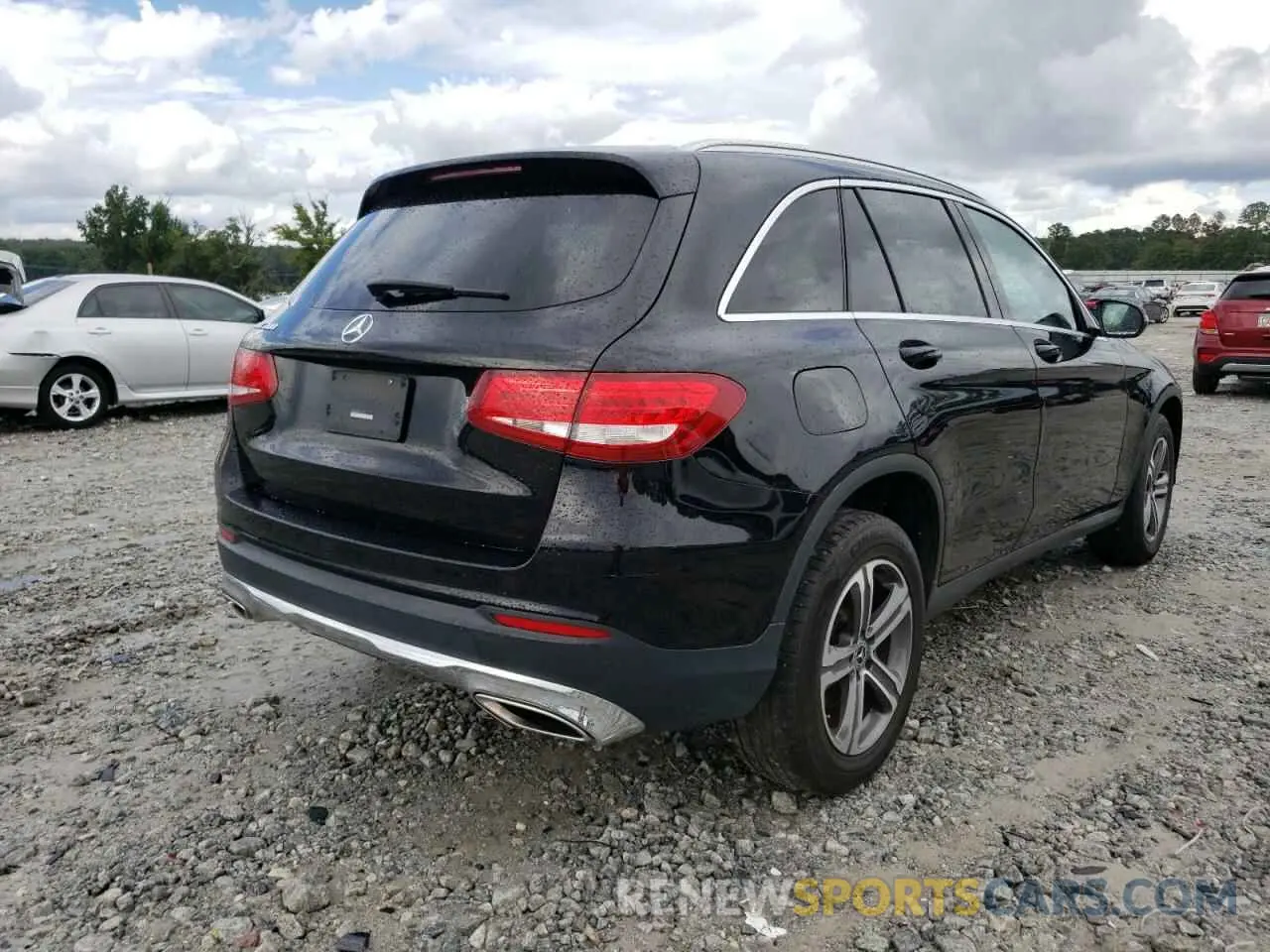 4 fotografías del automóvil dañado WDC0G4JB9KV135321 MERCEDES-BENZ GLC-CLASS 2019