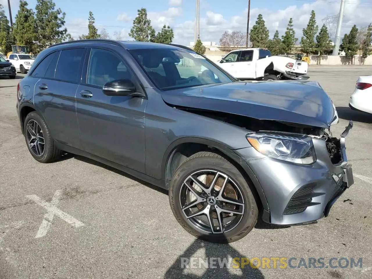 4 fotografías del automóvil dañado WDC0G4JB9KV149395 MERCEDES-BENZ GLC-CLASS 2019