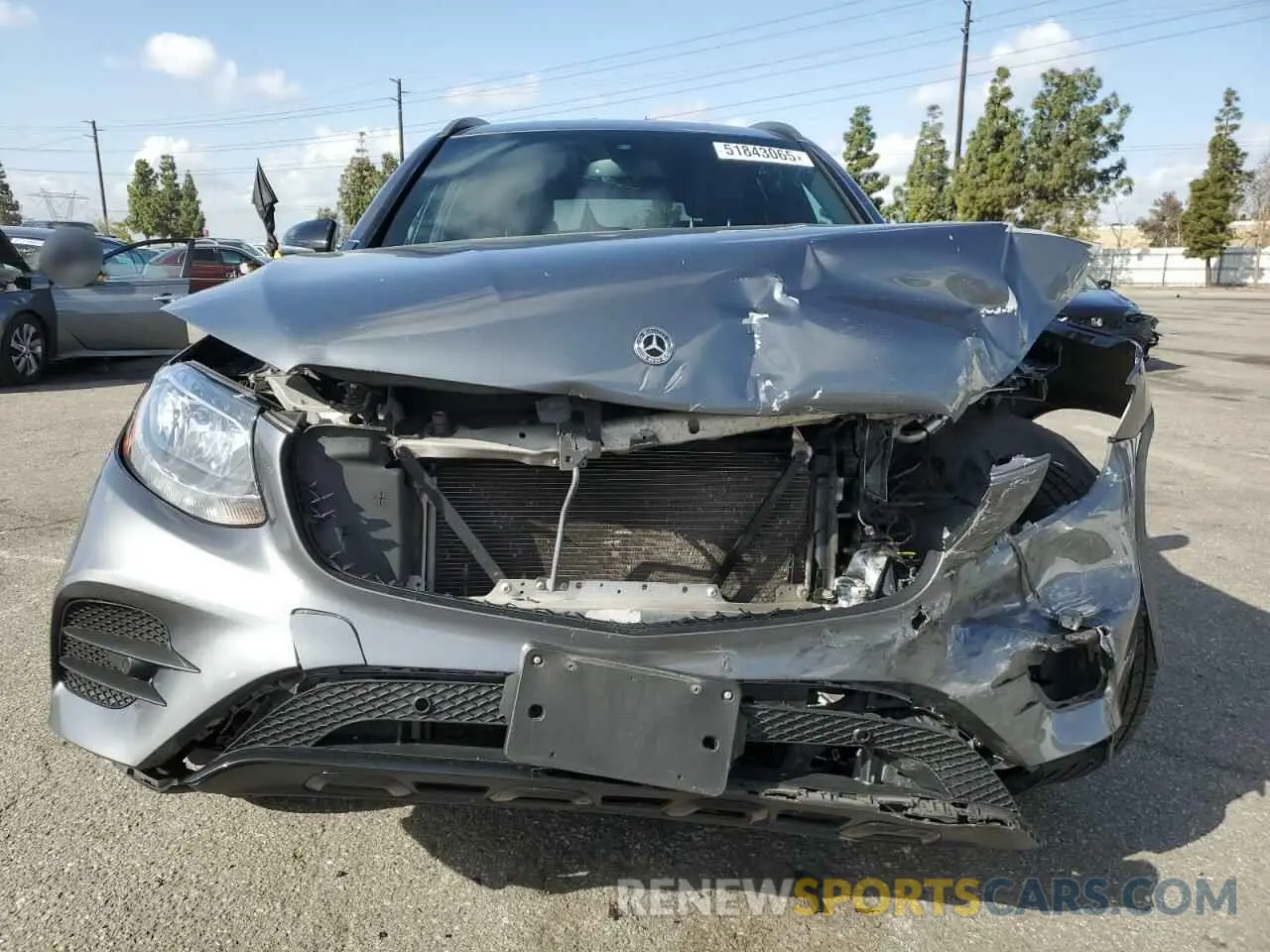 5 fotografías del automóvil dañado WDC0G4JB9KV149395 MERCEDES-BENZ GLC-CLASS 2019