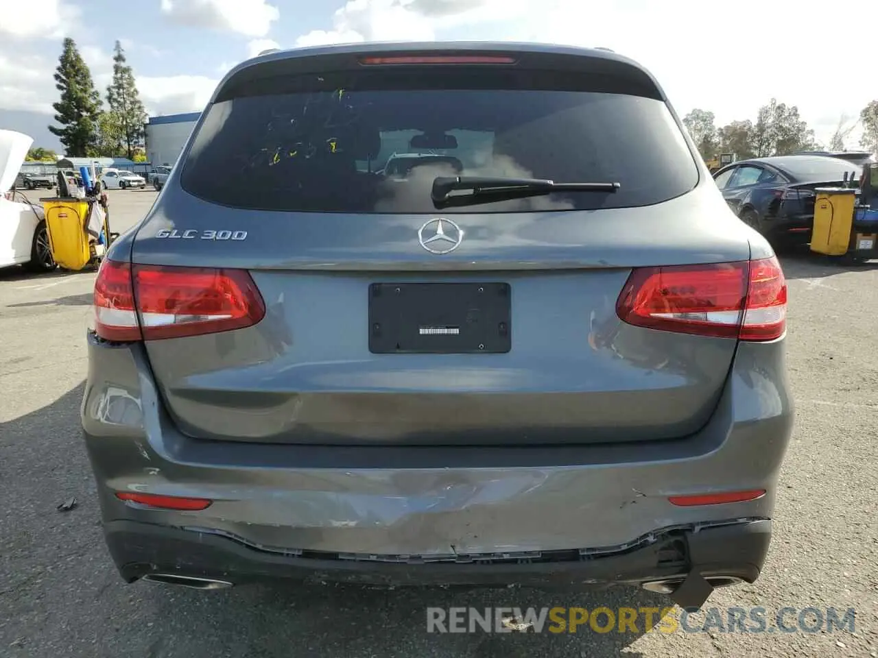 6 fotografías del automóvil dañado WDC0G4JB9KV149395 MERCEDES-BENZ GLC-CLASS 2019