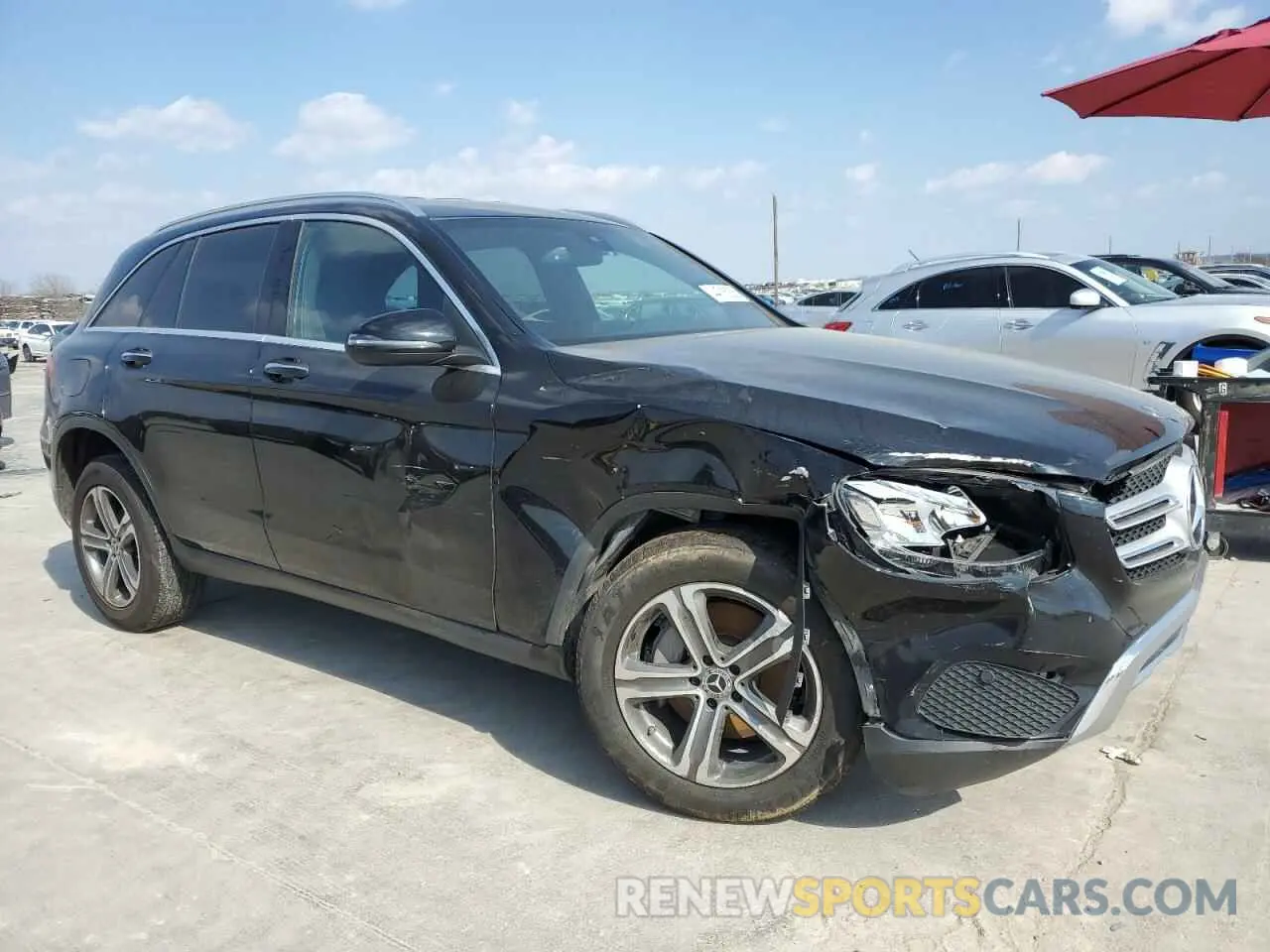 4 fotografías del automóvil dañado WDC0G4JB9KV182056 MERCEDES-BENZ GLC-CLASS 2019