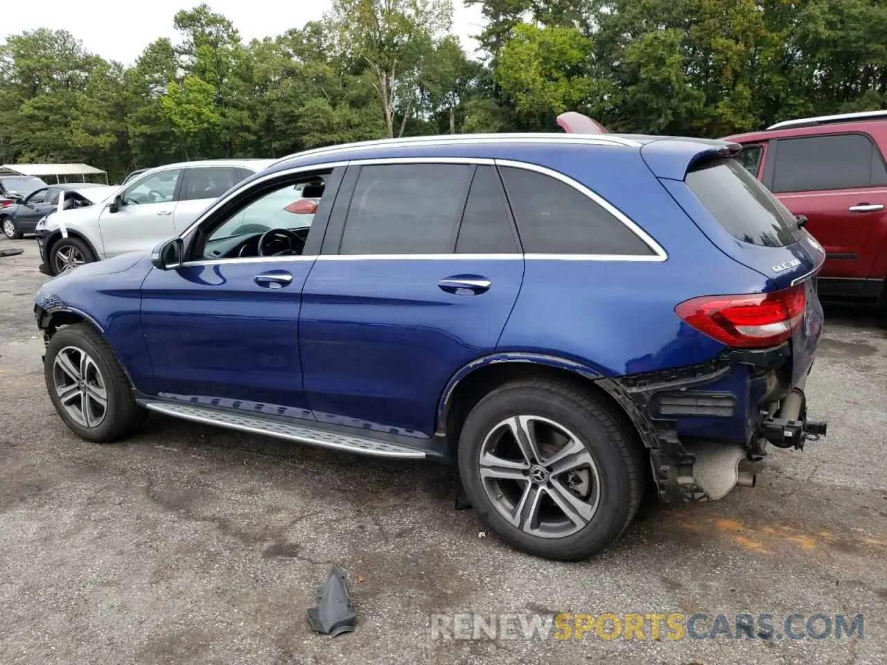 2 fotografías del automóvil dañado WDC0G4JBXKV186536 MERCEDES-BENZ GLC-CLASS 2019