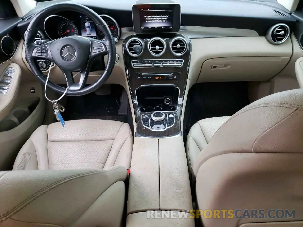 8 fotografías del automóvil dañado WDC0G4JBXKV186536 MERCEDES-BENZ GLC-CLASS 2019