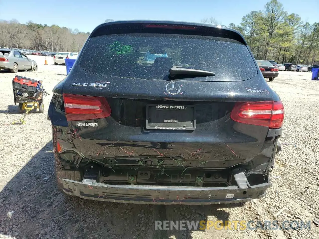 6 fotografías del automóvil dañado WDC0G4KB0KF634825 MERCEDES-BENZ GLC-CLASS 2019