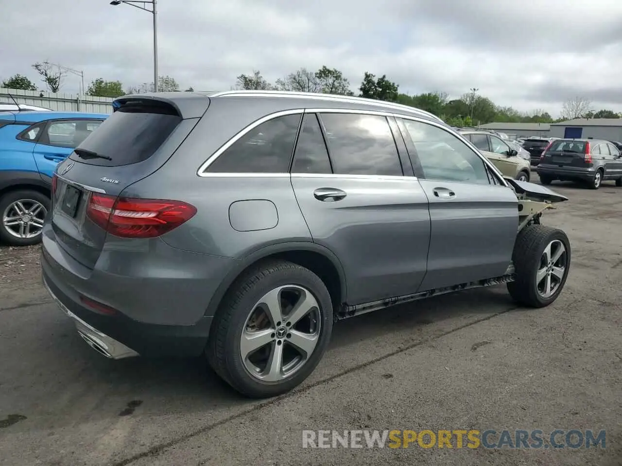 3 fotografías del automóvil dañado WDC0G4KB0KV142267 MERCEDES-BENZ GLC-CLASS 2019