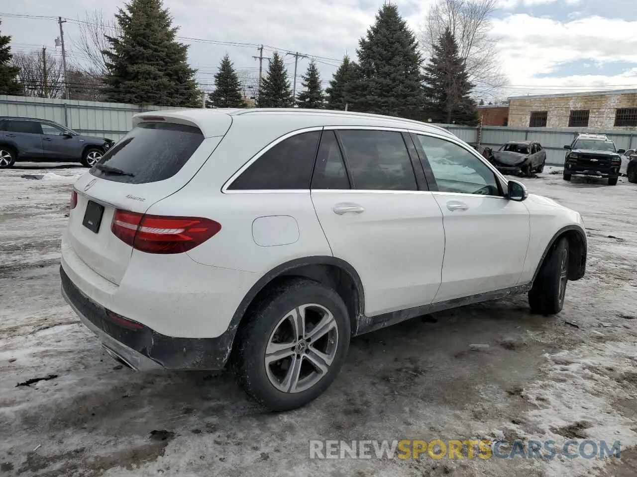 3 fotografías del automóvil dañado WDC0G4KB1KF633005 MERCEDES-BENZ GLC-CLASS 2019