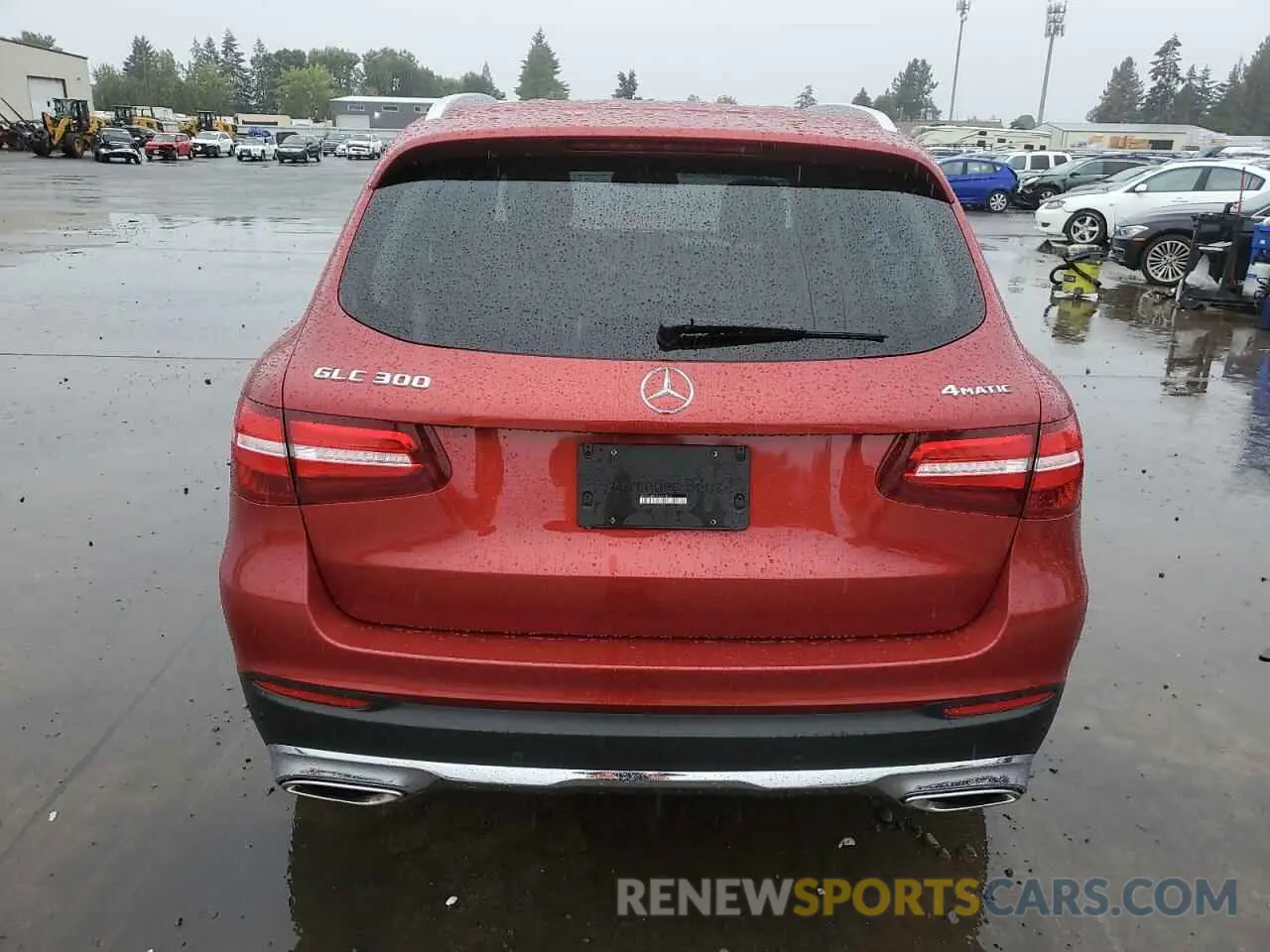 6 fotografías del automóvil dañado WDC0G4KB1KV171812 MERCEDES-BENZ GLC-CLASS 2019