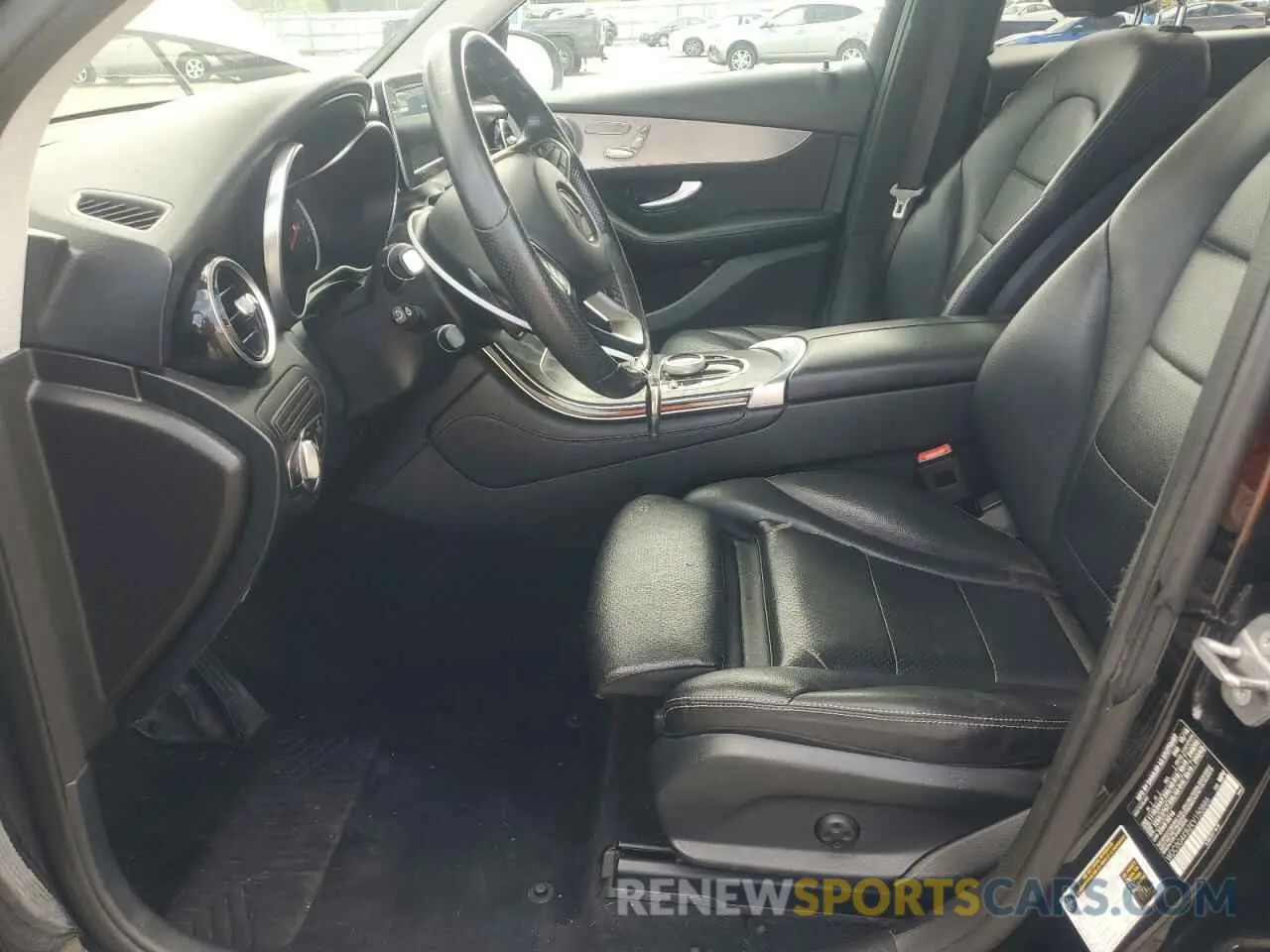 7 fotografías del automóvil dañado WDC0G4KB2KV150886 MERCEDES-BENZ GLC-CLASS 2019
