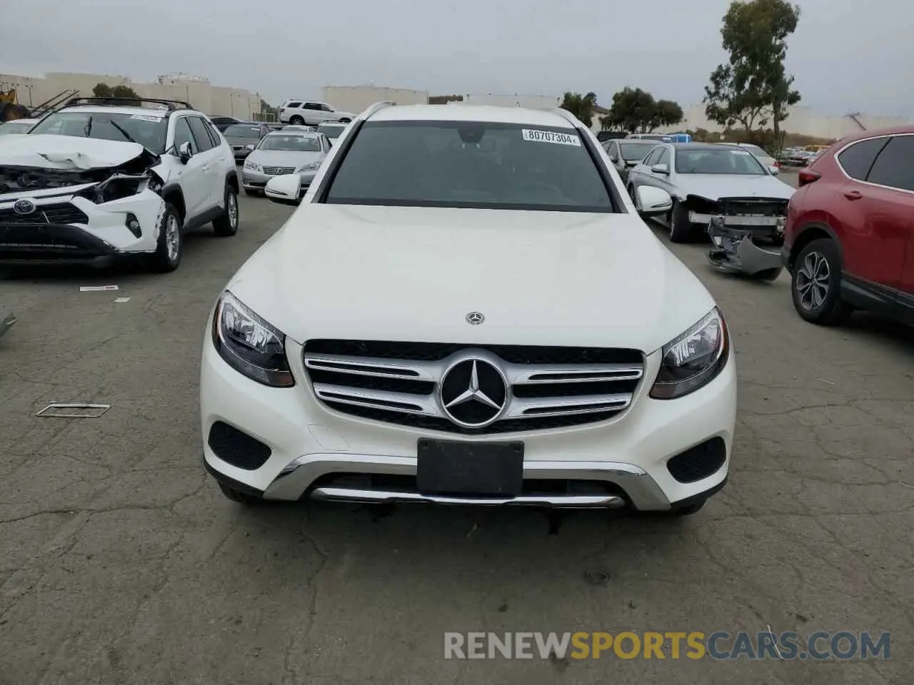5 fotografías del automóvil dañado WDC0G4KB2KV191597 MERCEDES-BENZ GLC-CLASS 2019