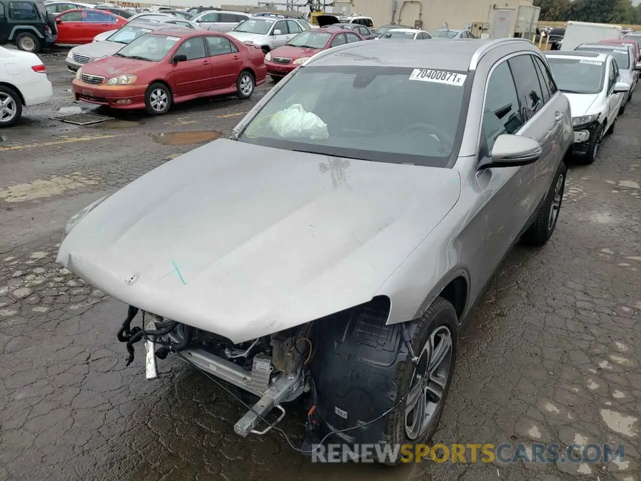 2 fotografías del automóvil dañado WDC0G4KB2KV195648 MERCEDES-BENZ GLC-CLASS 2019
