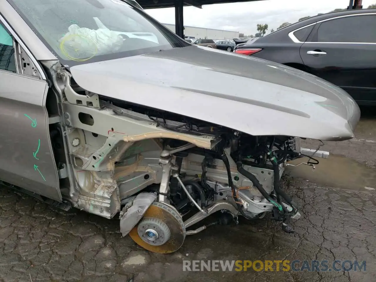 9 fotografías del automóvil dañado WDC0G4KB2KV195648 MERCEDES-BENZ GLC-CLASS 2019