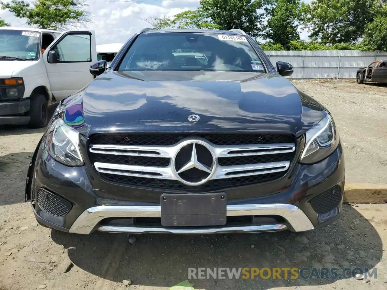 5 fotografías del automóvil dañado WDC0G4KB3KF667107 MERCEDES-BENZ GLC-CLASS 2019