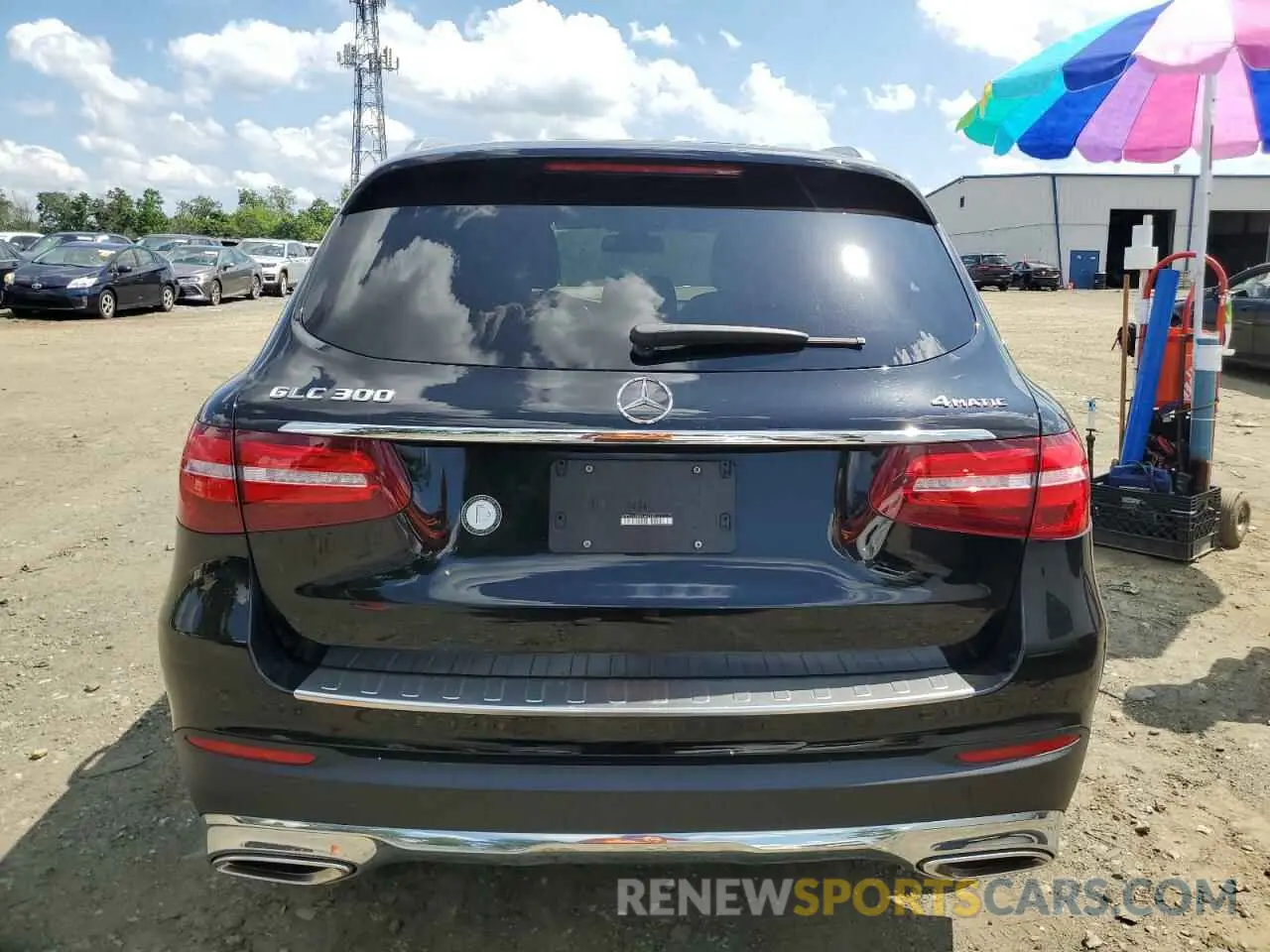 6 fotografías del automóvil dañado WDC0G4KB3KF667107 MERCEDES-BENZ GLC-CLASS 2019