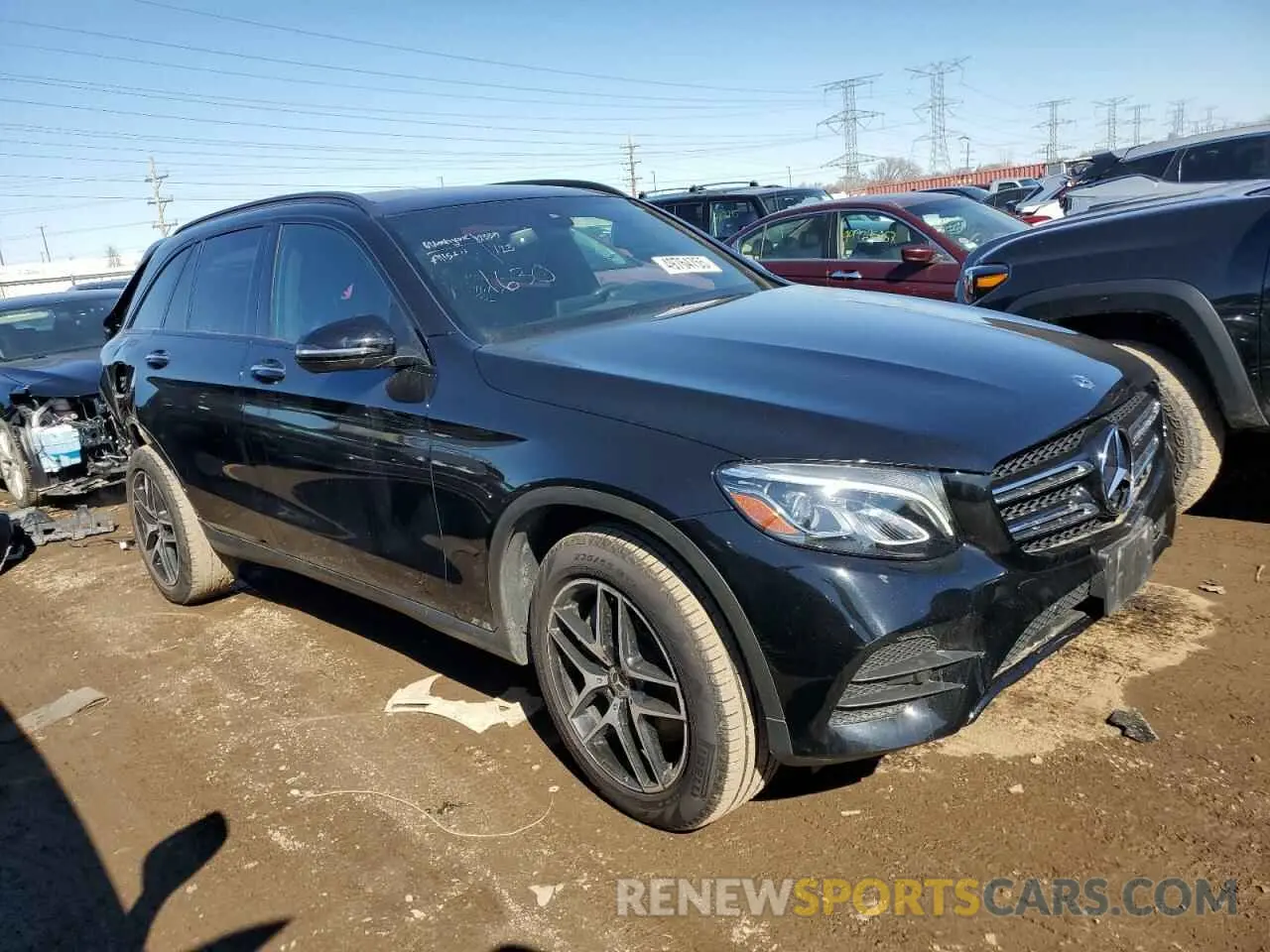 4 fotografías del automóvil dañado WDC0G4KB4KF664605 MERCEDES-BENZ GLC-CLASS 2019
