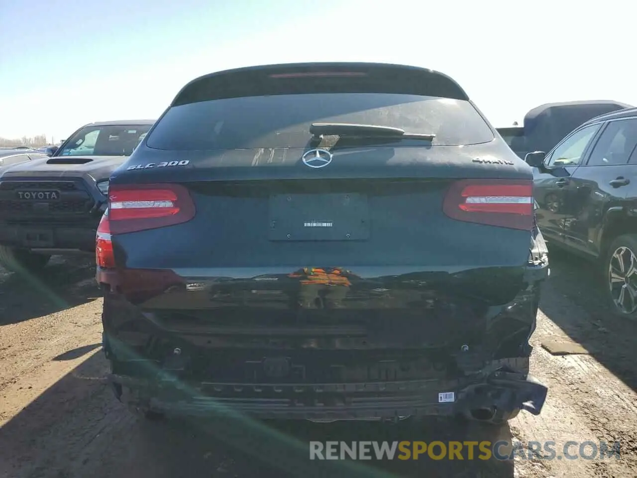 6 fotografías del automóvil dañado WDC0G4KB4KF664605 MERCEDES-BENZ GLC-CLASS 2019