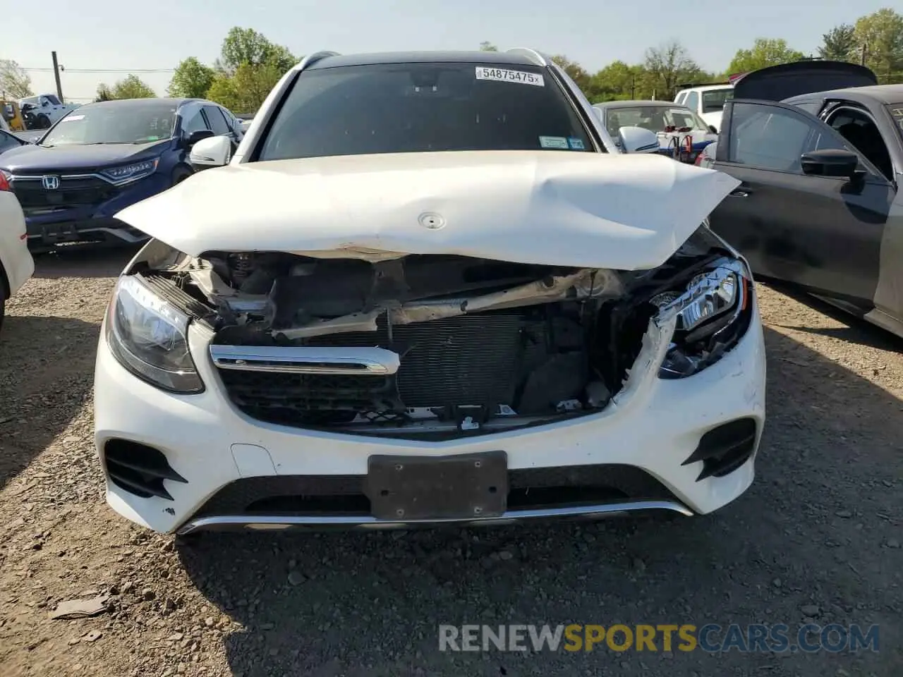 5 fotografías del automóvil dañado WDC0G4KB4KV126668 MERCEDES-BENZ GLC-CLASS 2019