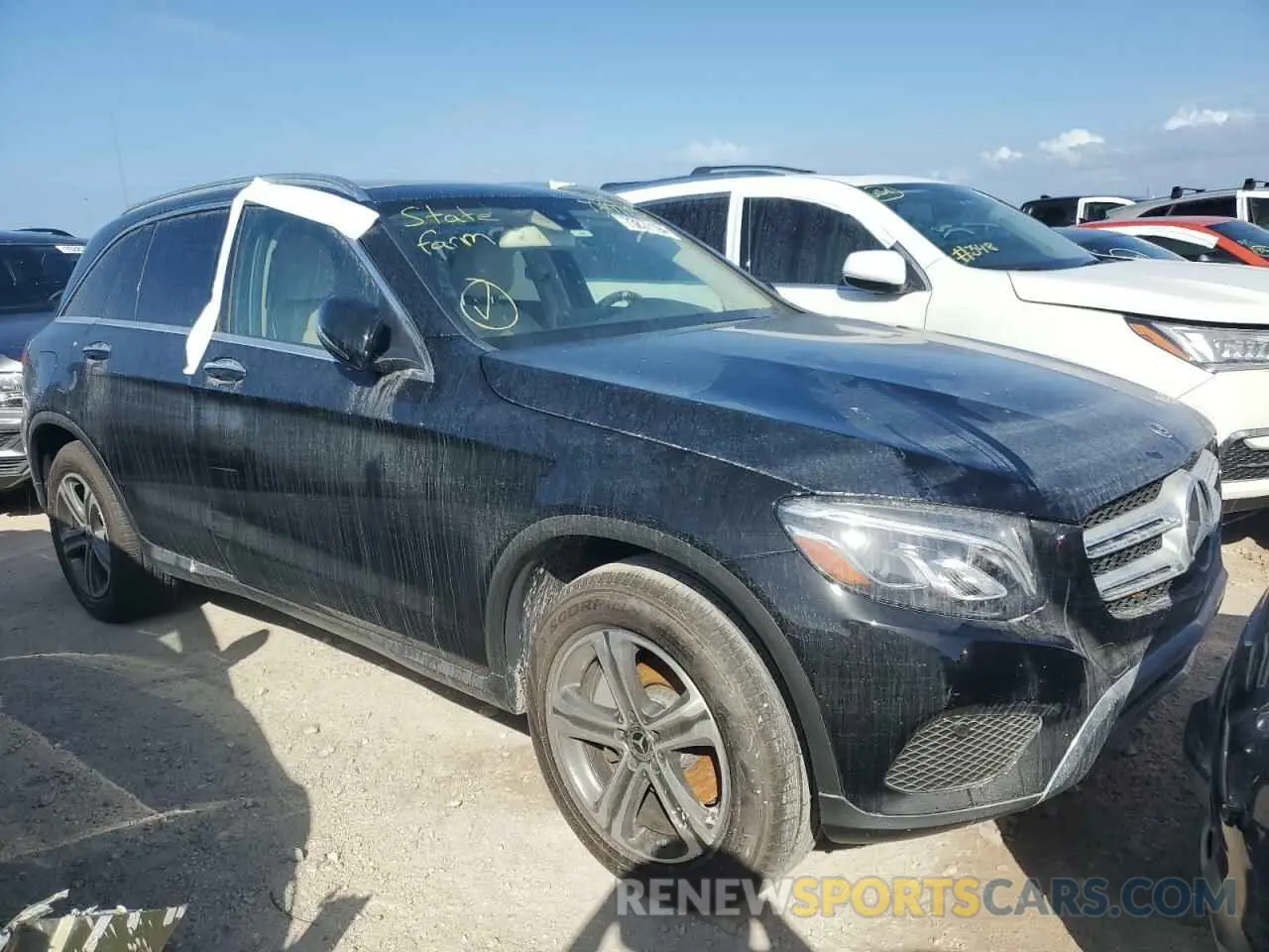 4 fotografías del automóvil dañado WDC0G4KB4KV153871 MERCEDES-BENZ GLC-CLASS 2019