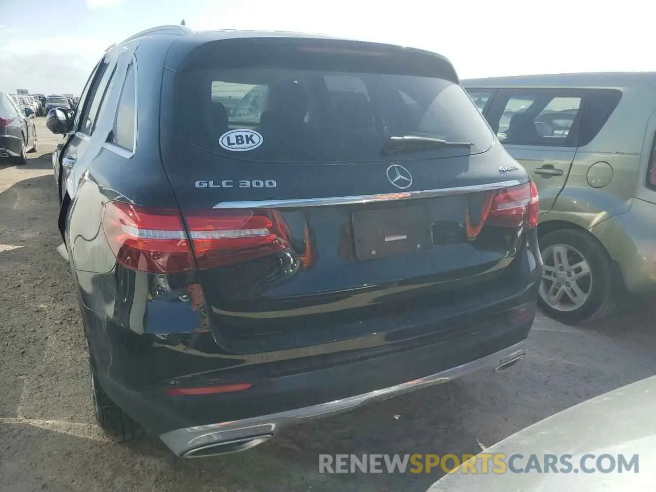 6 fotografías del automóvil dañado WDC0G4KB4KV153871 MERCEDES-BENZ GLC-CLASS 2019