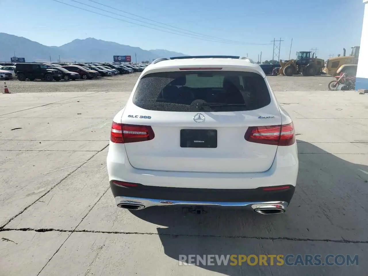 6 fotografías del automóvil dañado WDC0G4KB4KV166085 MERCEDES-BENZ GLC-CLASS 2019