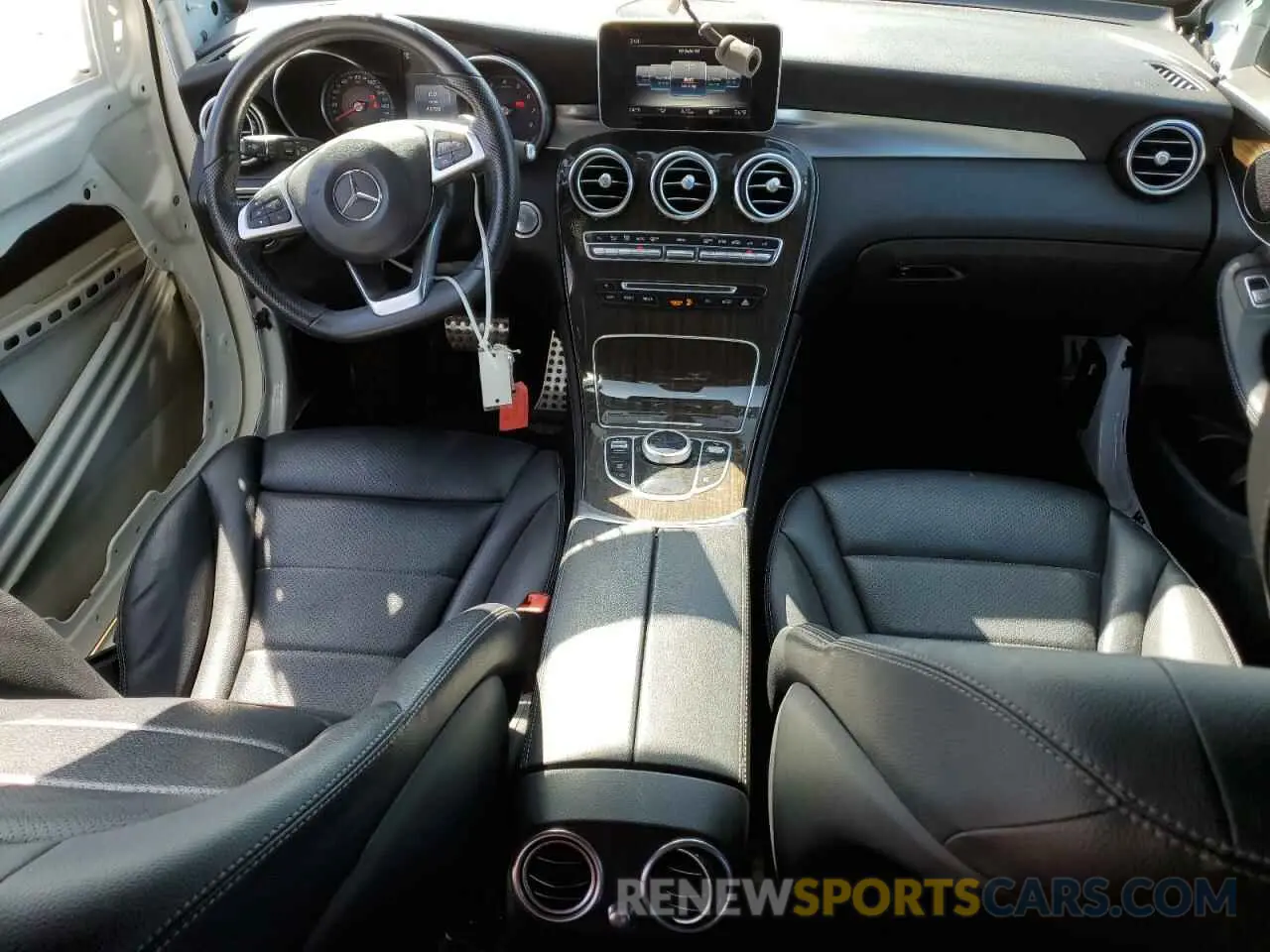 8 fotografías del automóvil dañado WDC0G4KB5KV146878 MERCEDES-BENZ GLC-CLASS 2019