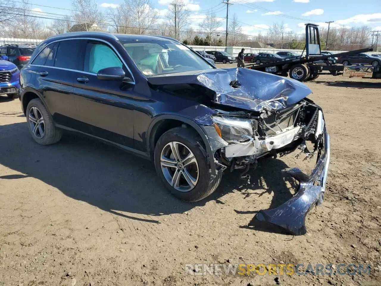 4 fotografías del automóvil dañado WDC0G4KB5KV153037 MERCEDES-BENZ GLC-CLASS 2019