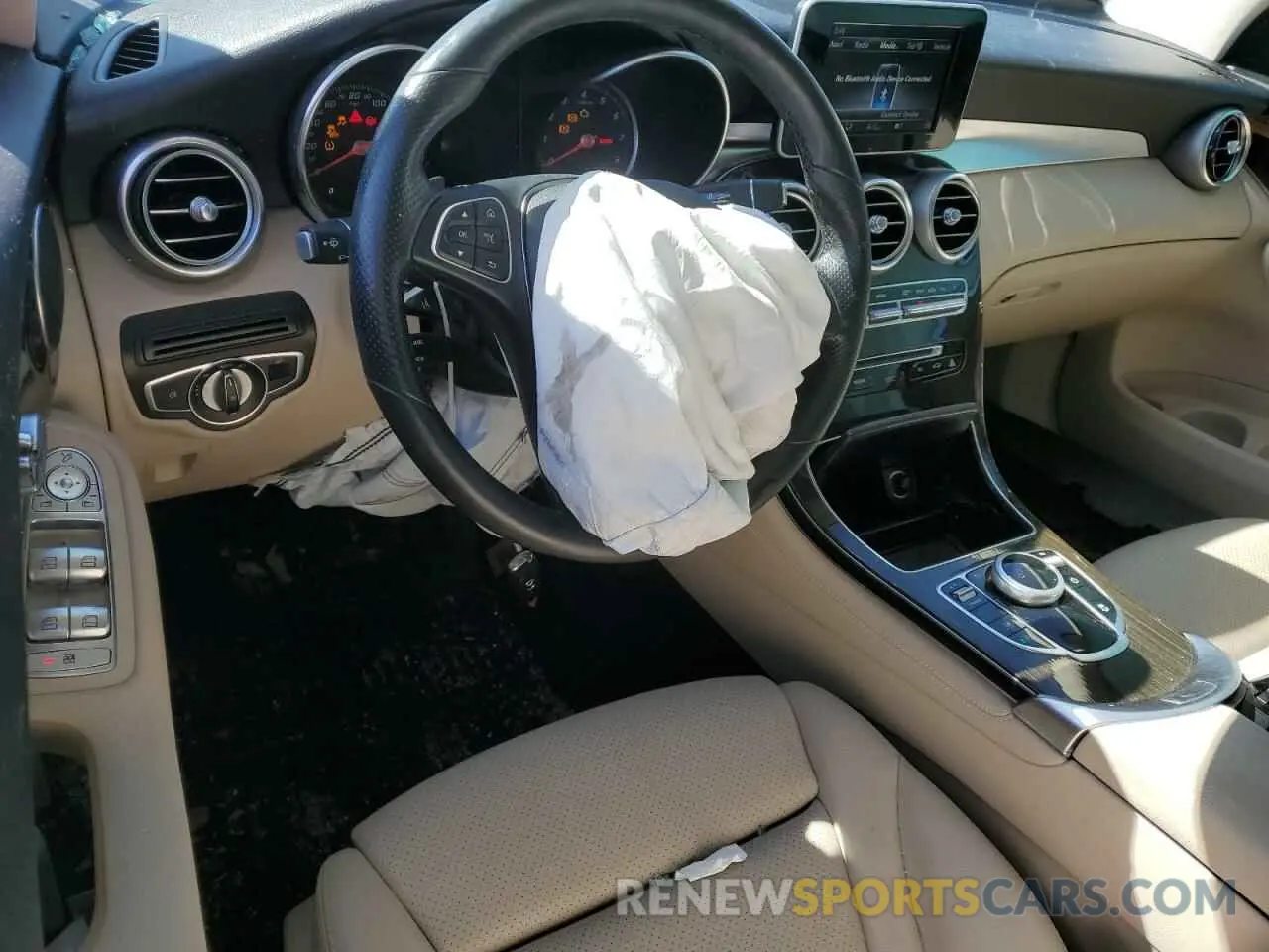8 fotografías del automóvil dañado WDC0G4KB5KV153037 MERCEDES-BENZ GLC-CLASS 2019