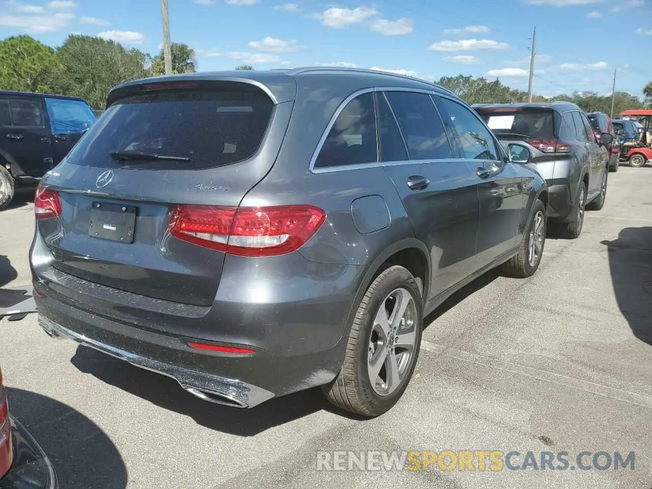 4 fotografías del automóvil dañado WDC0G4KB5KV167827 MERCEDES-BENZ GLC-CLASS 2019