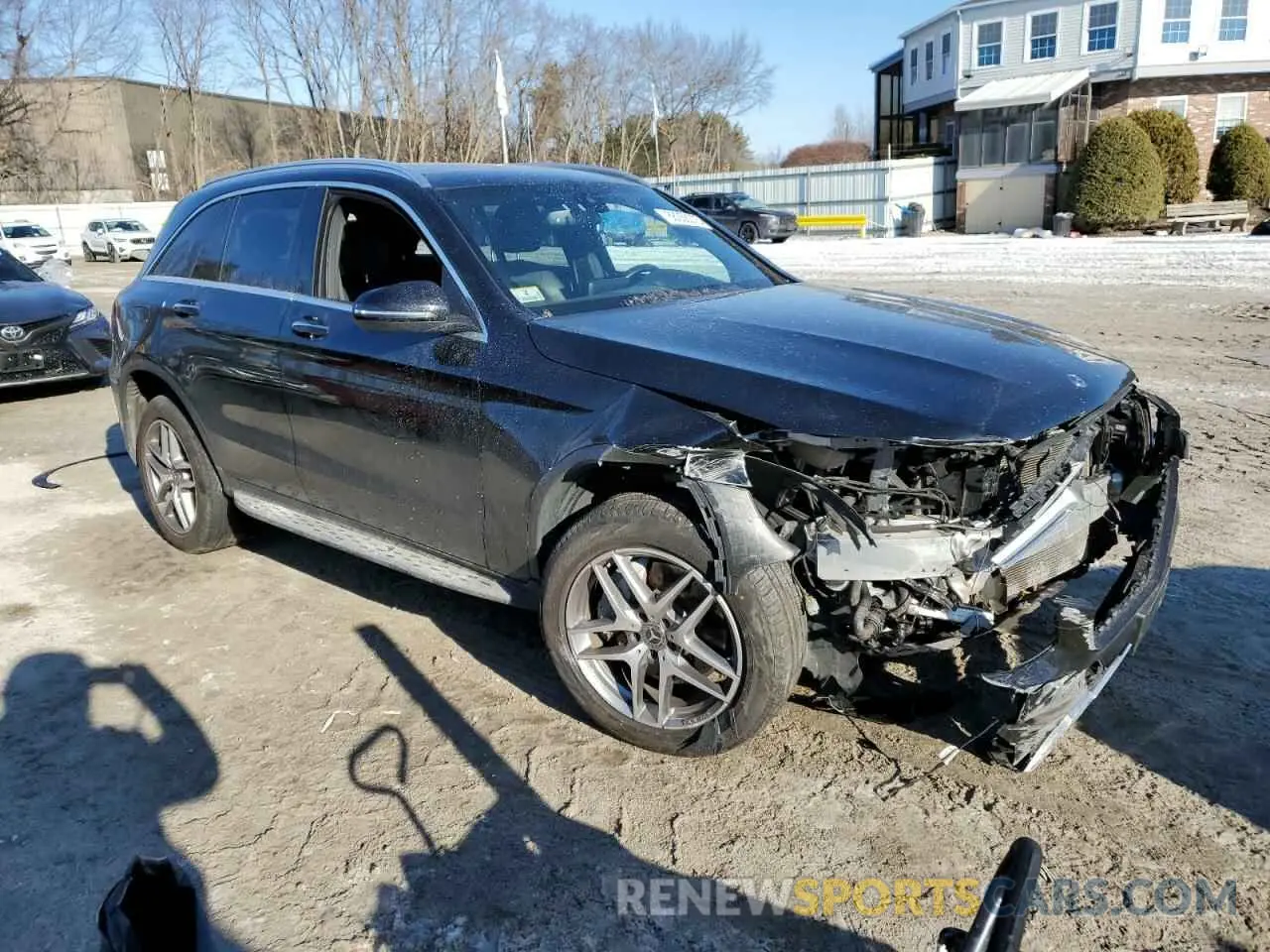4 fotografías del automóvil dañado WDC0G4KB6KV182238 MERCEDES-BENZ GLC-CLASS 2019