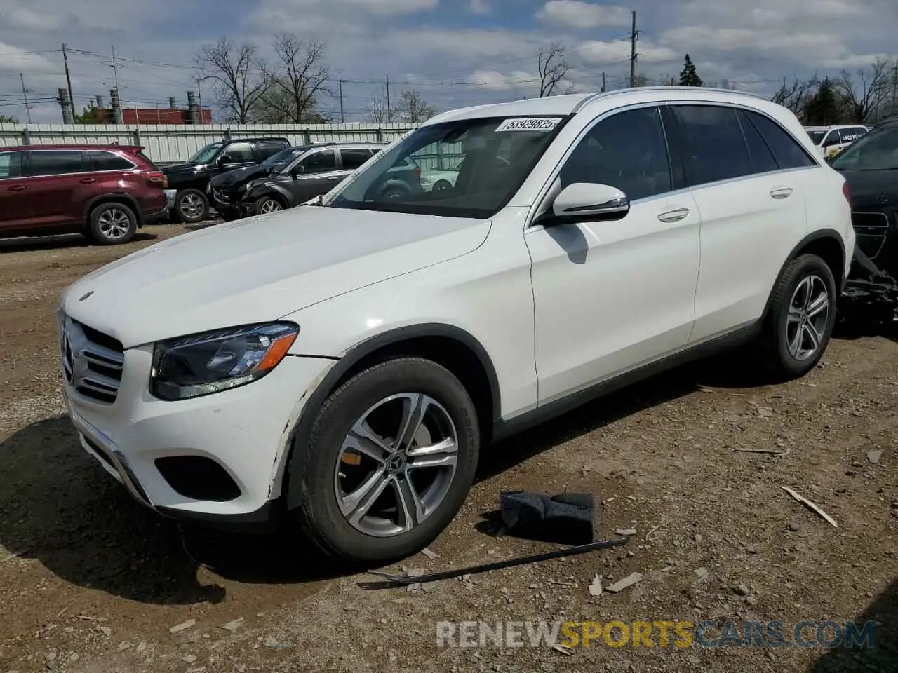 1 fotografías del automóvil dañado WDC0G4KB7KF575496 MERCEDES-BENZ GLC-CLASS 2019