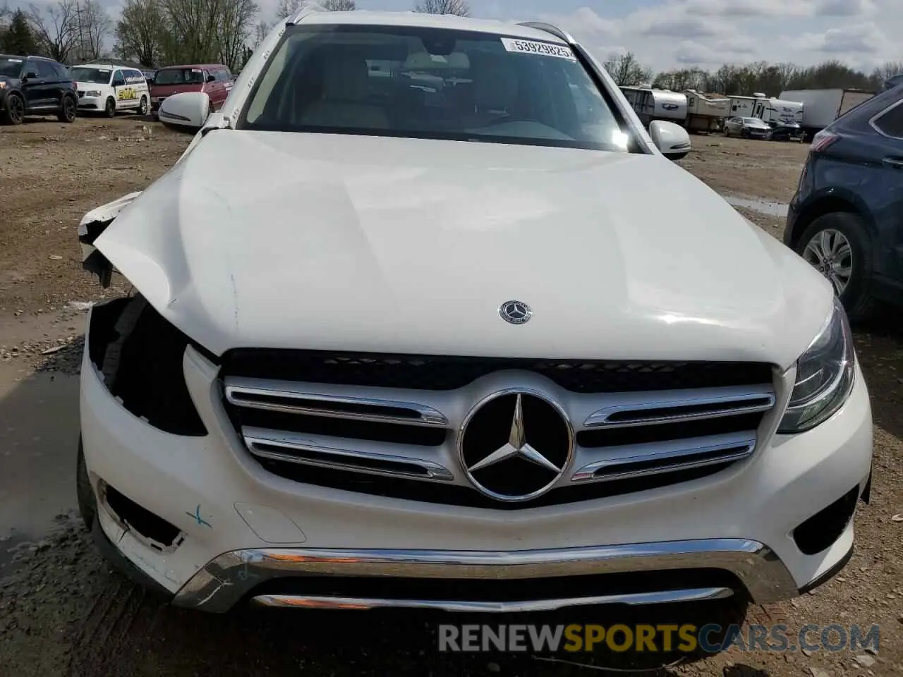 5 fotografías del automóvil dañado WDC0G4KB7KF575496 MERCEDES-BENZ GLC-CLASS 2019