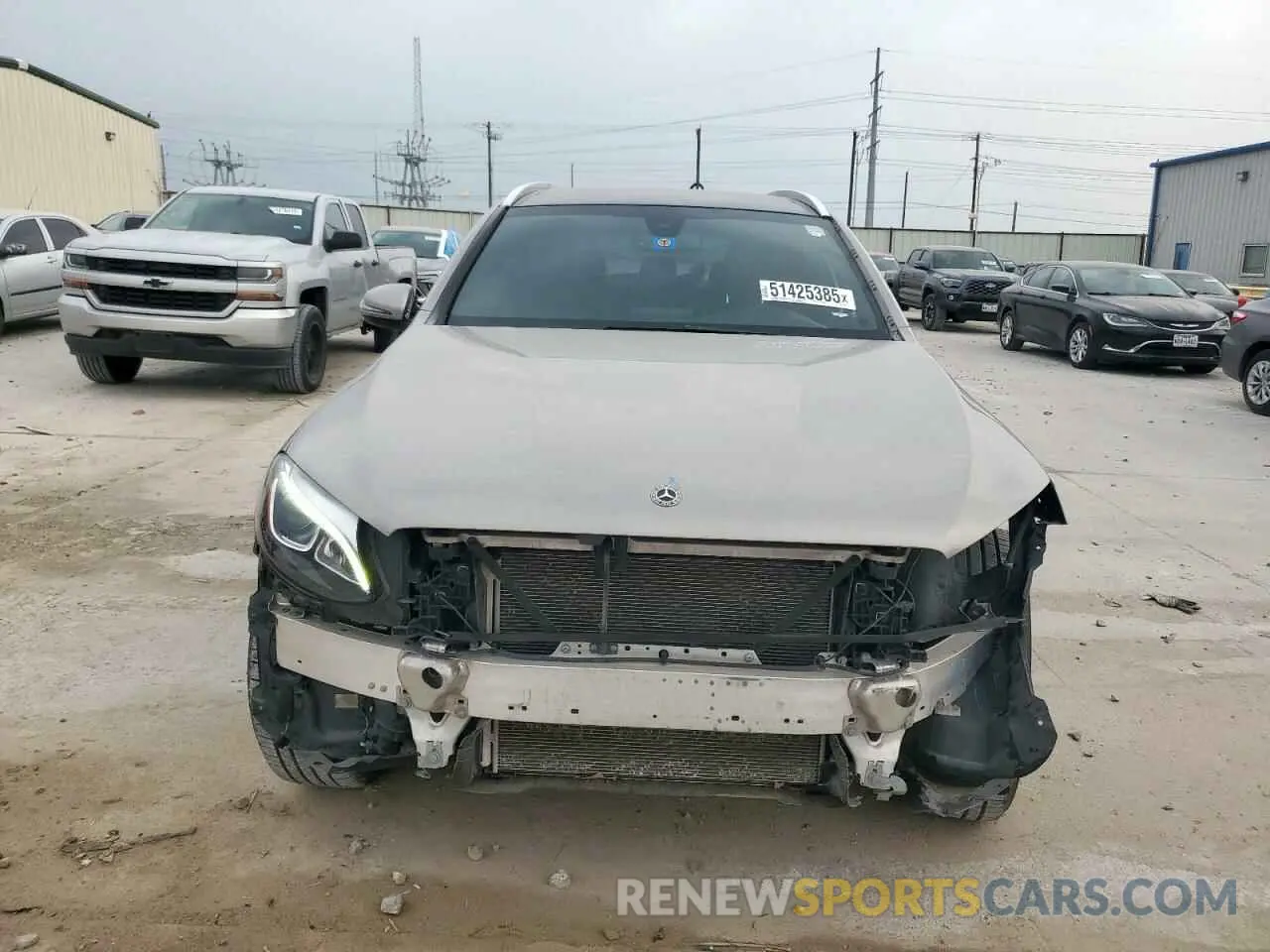 5 fotografías del automóvil dañado WDC0G4KB8KF667278 MERCEDES-BENZ GLC-CLASS 2019