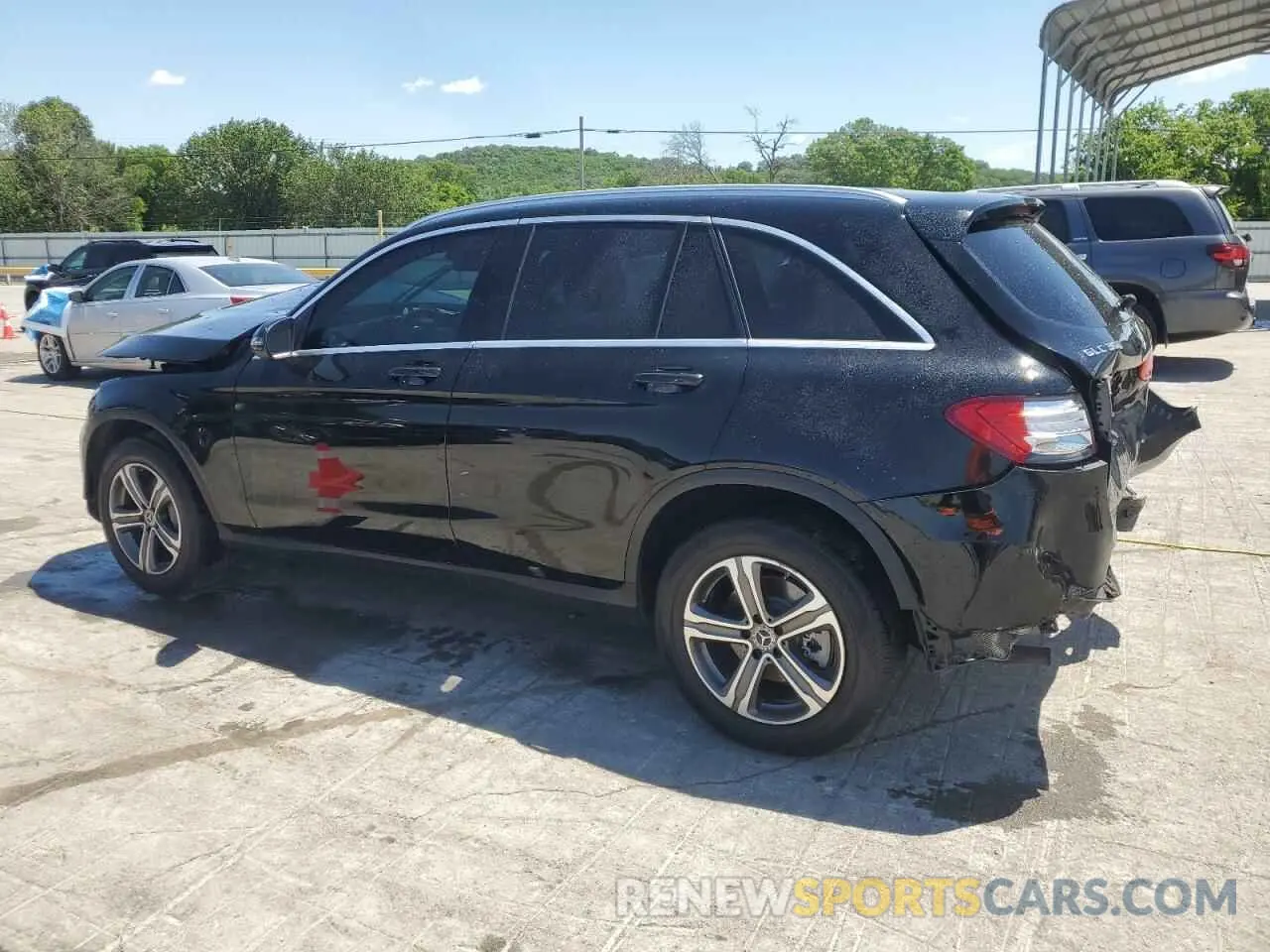 2 fotografías del automóvil dañado WDC0G4KB8KV157650 MERCEDES-BENZ GLC-CLASS 2019