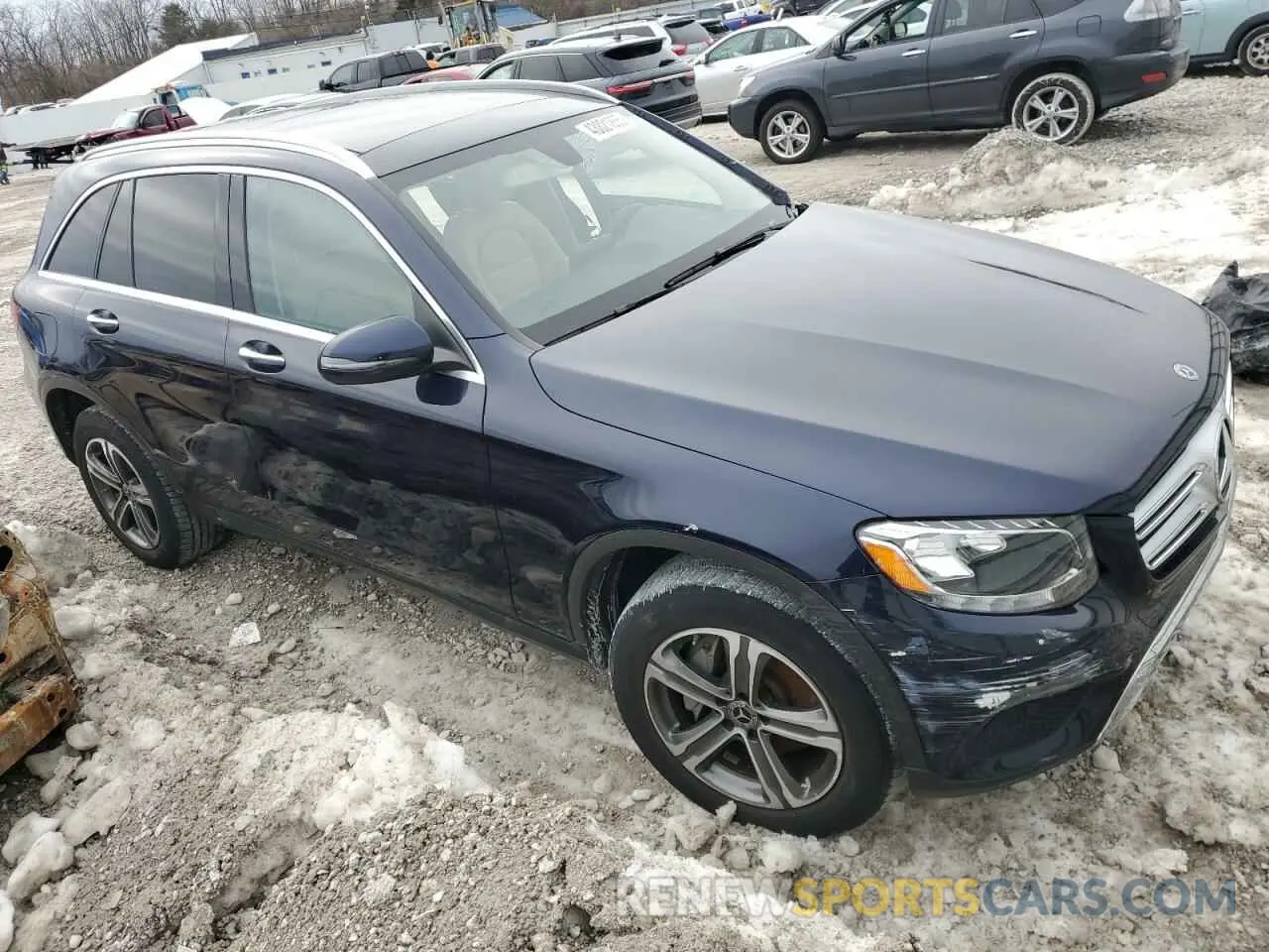 4 fotografías del automóvil dañado WDC0G4KB8KV163691 MERCEDES-BENZ GLC-CLASS 2019