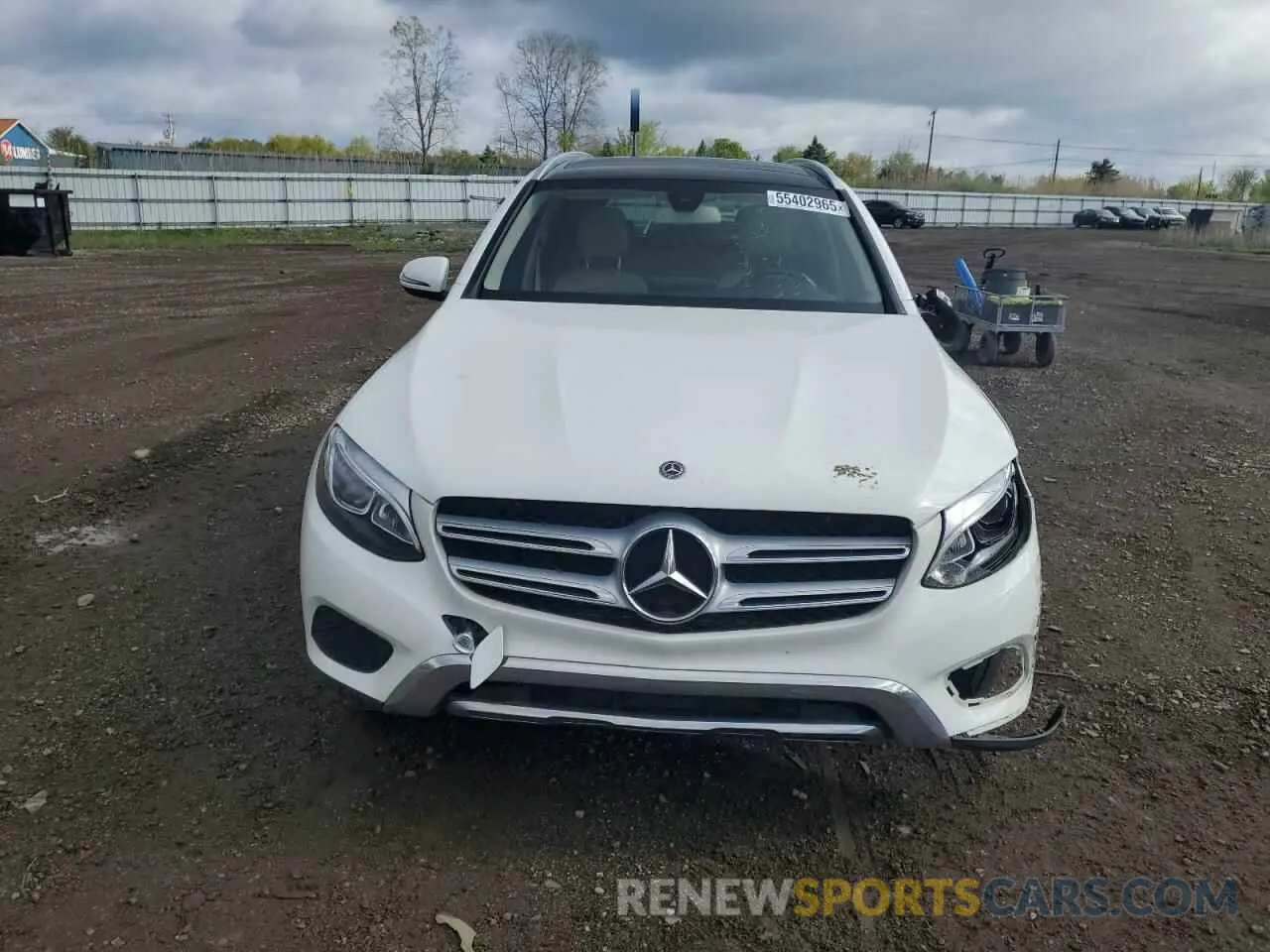 5 fotografías del automóvil dañado WDC0G4KB9KV161416 MERCEDES-BENZ GLC-CLASS 2019