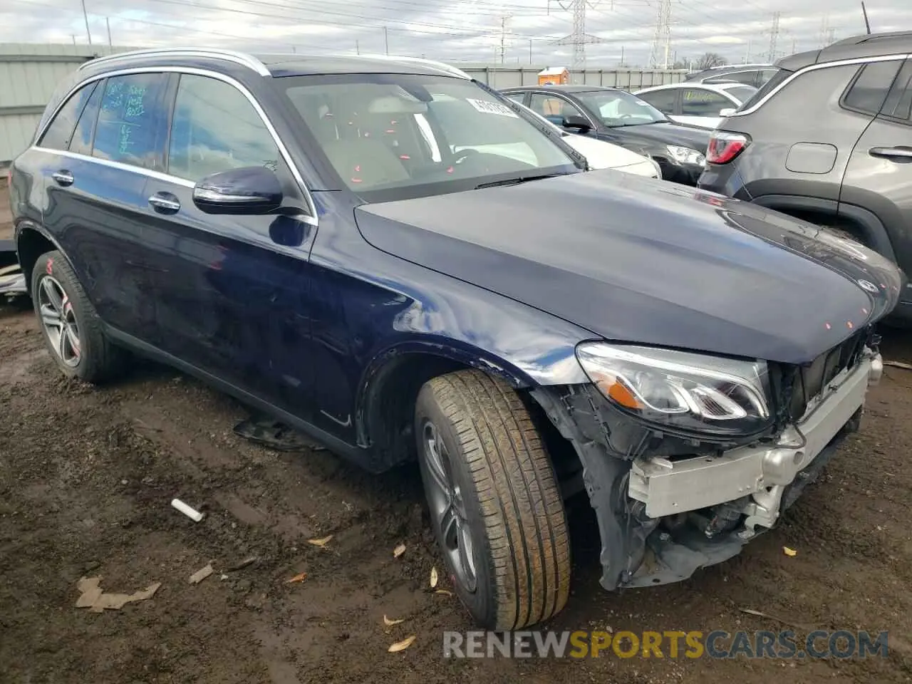 4 fotografías del automóvil dañado WDC0G4KBXKF662034 MERCEDES-BENZ GLC-CLASS 2019