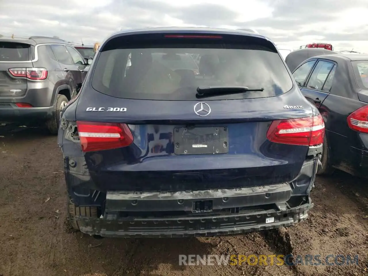 6 fotografías del automóvil dañado WDC0G4KBXKF662034 MERCEDES-BENZ GLC-CLASS 2019