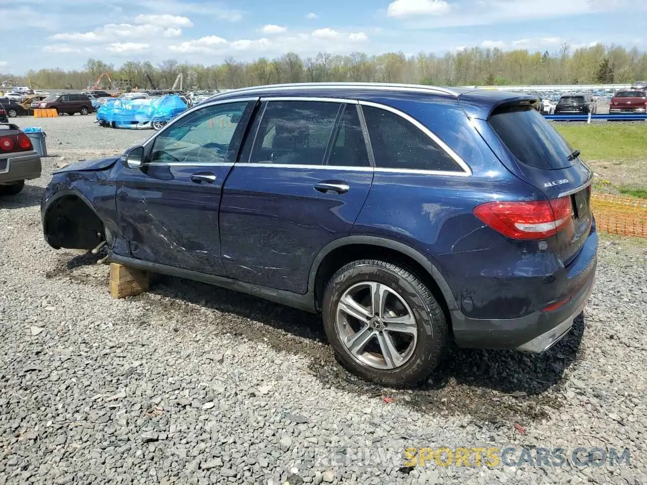 2 fotografías del automóvil dañado WDC0G4KBXKV126335 MERCEDES-BENZ GLC-CLASS 2019