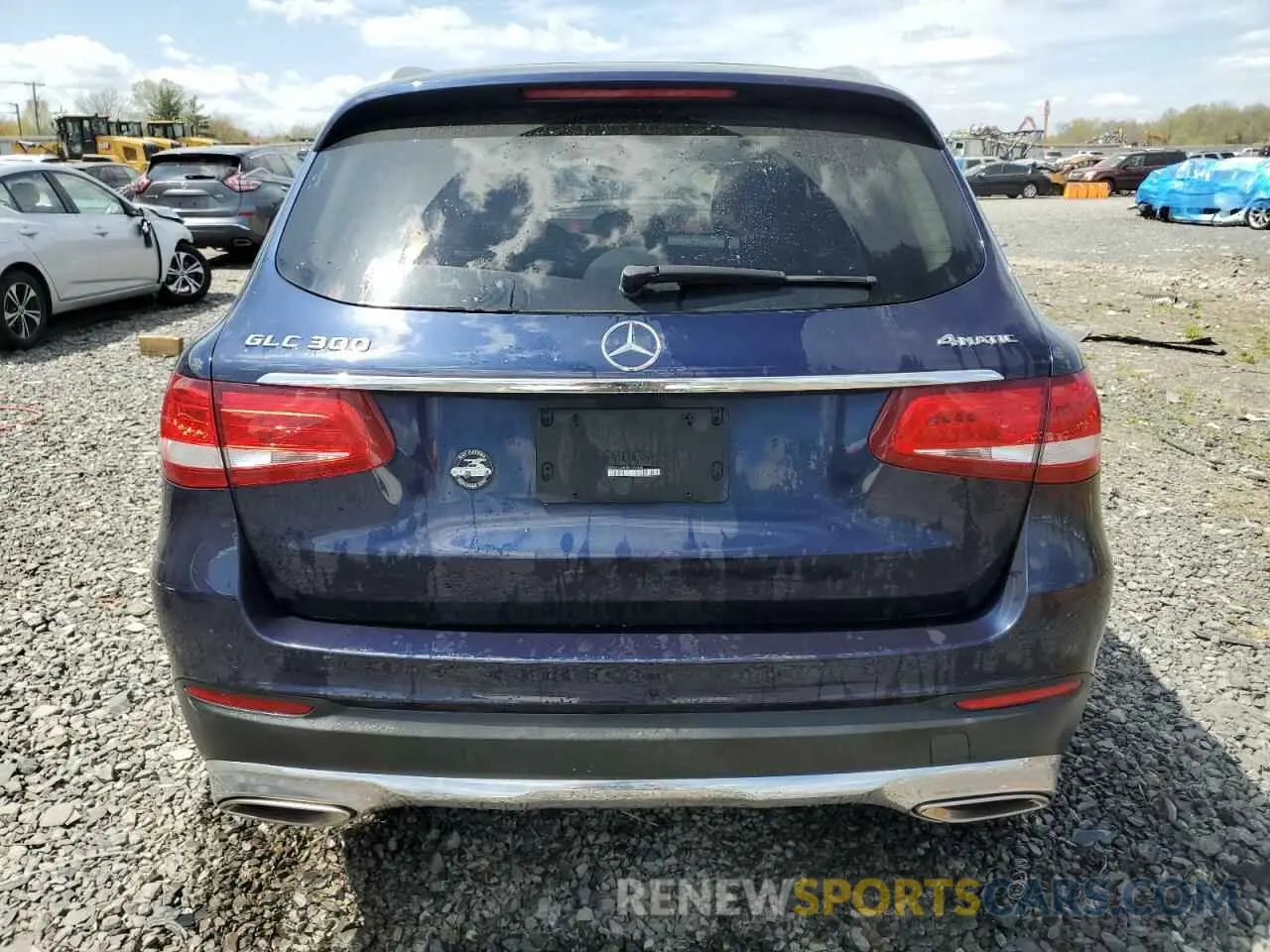 6 fotografías del automóvil dañado WDC0G4KBXKV126335 MERCEDES-BENZ GLC-CLASS 2019
