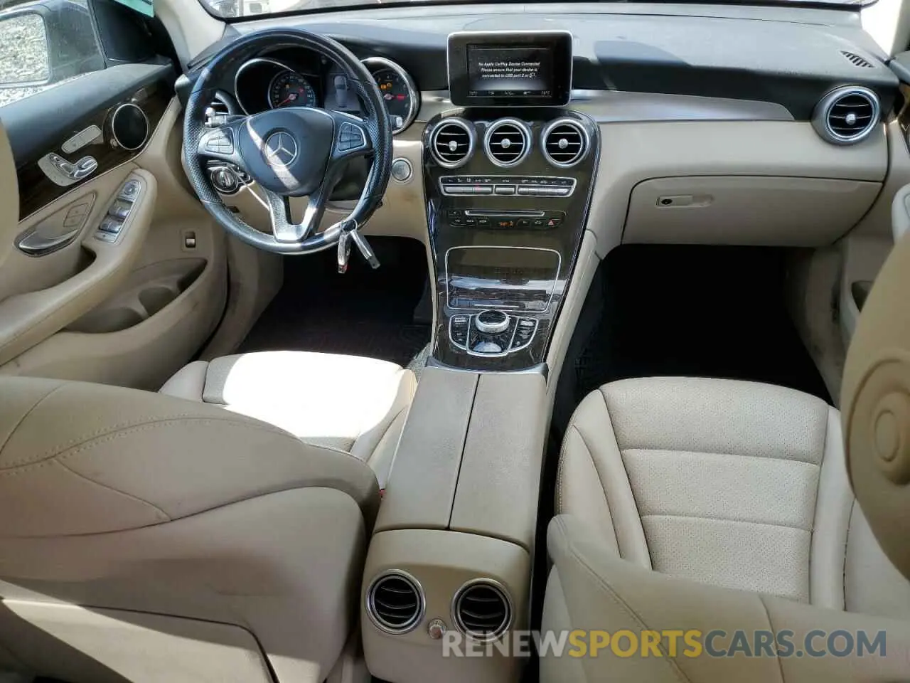 8 fotografías del automóvil dañado WDC0G4KBXKV126335 MERCEDES-BENZ GLC-CLASS 2019