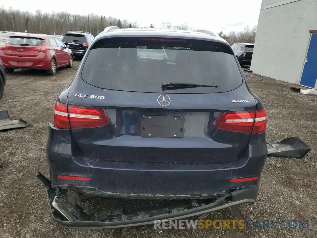 6 fotografías del automóvil dañado WDC0G4KBXKV139246 MERCEDES-BENZ GLC-CLASS 2019