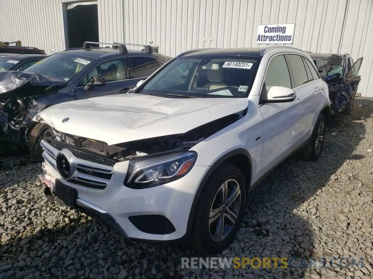 2 fotografías del automóvil dañado WDC0G5EB5KF548931 MERCEDES-BENZ GLC-CLASS 2019