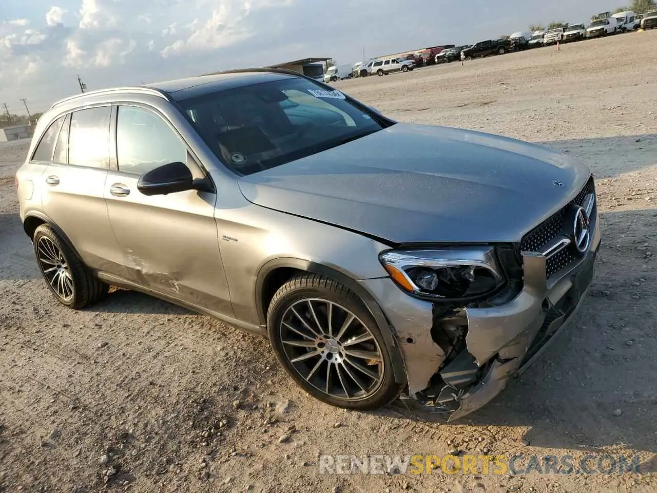 4 fotografías del automóvil dañado WDC0G6EB0KF493262 MERCEDES-BENZ GLC-CLASS 2019