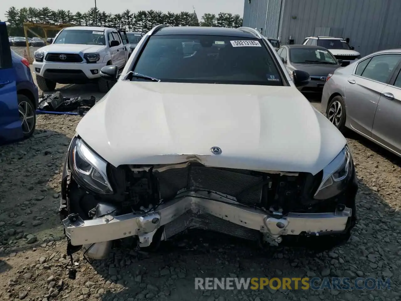 5 fotografías del automóvil dañado WDC0G6EB8KF659074 MERCEDES-BENZ GLC-CLASS 2019