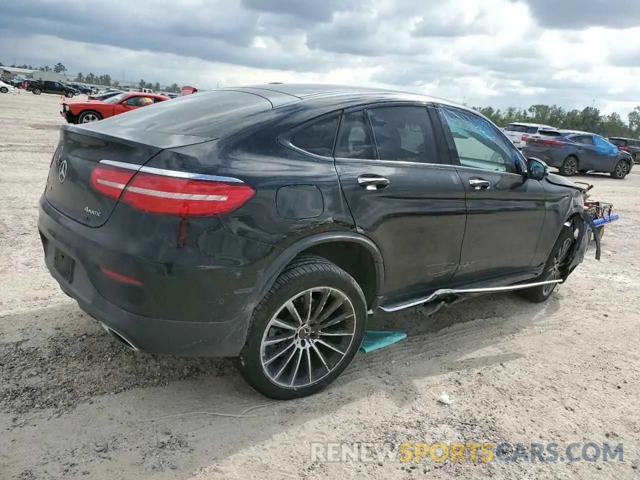 3 fotografías del automóvil dañado WDC0J4KB4KF587008 MERCEDES-BENZ GLC-CLASS 2019