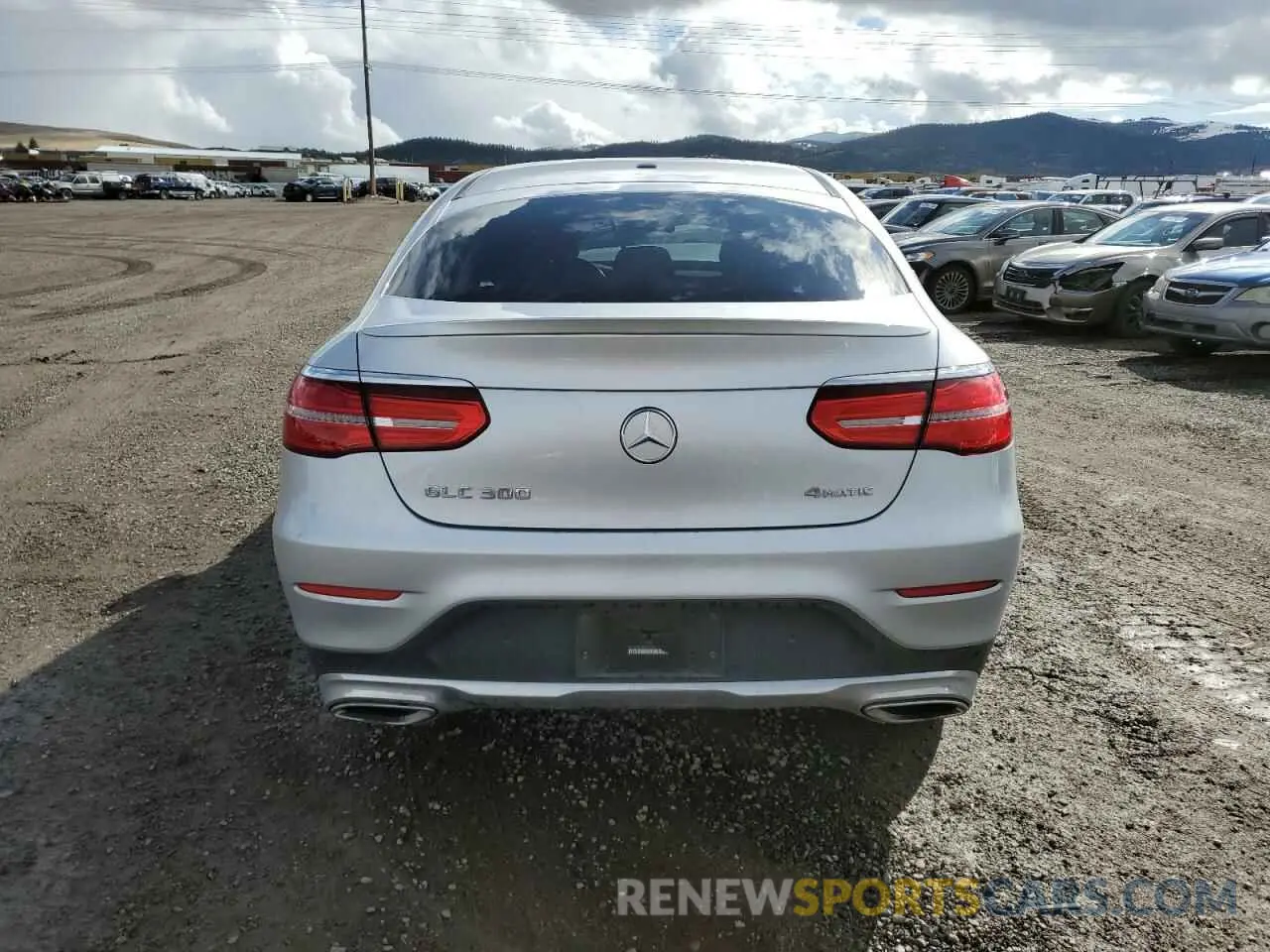 6 fotografías del automóvil dañado WDC0J4KB8KF577694 MERCEDES-BENZ GLC-CLASS 2019