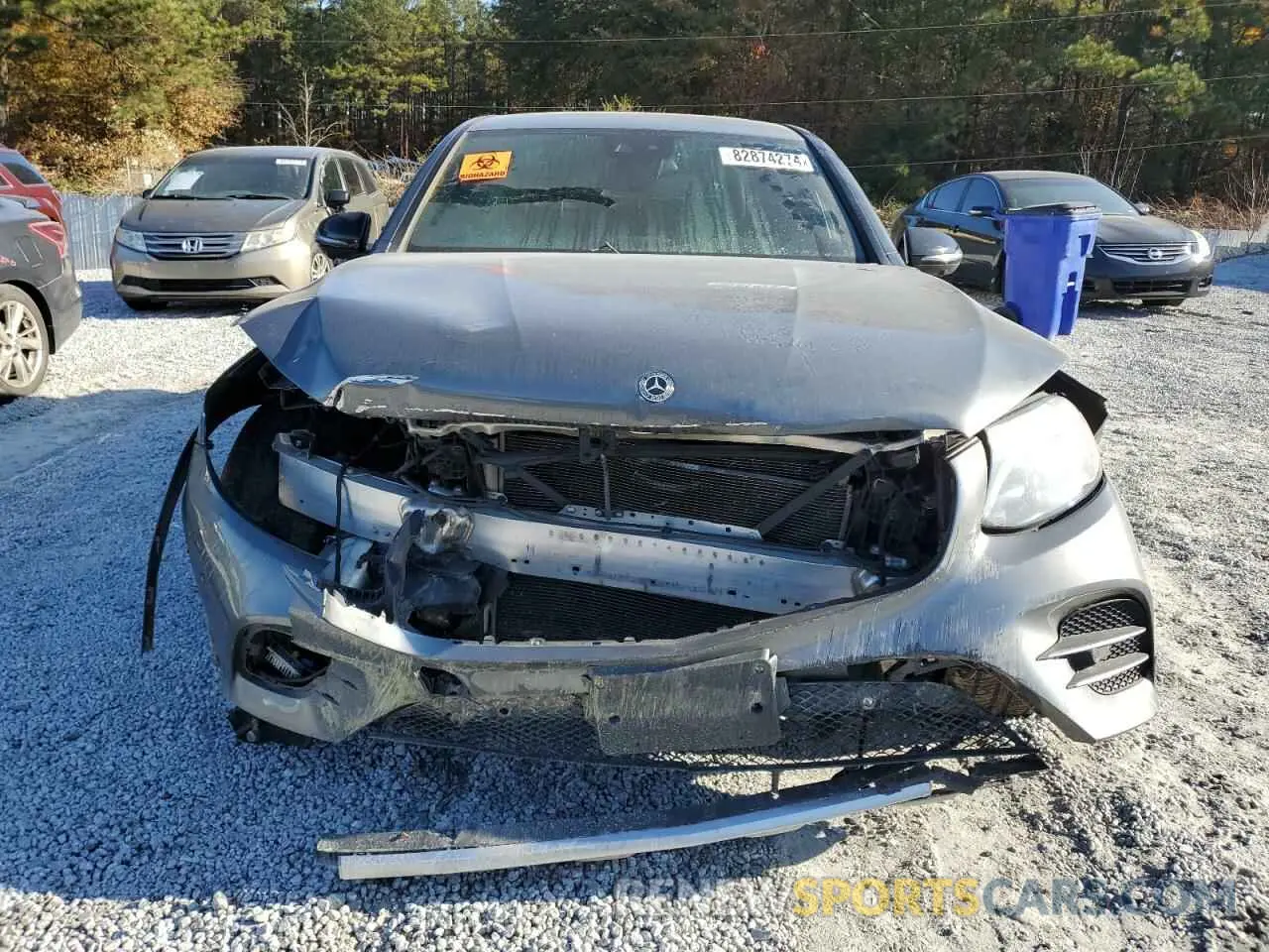 5 fotografías del automóvil dañado WDC0J6EB3KF665639 MERCEDES-BENZ GLC-CLASS 2019