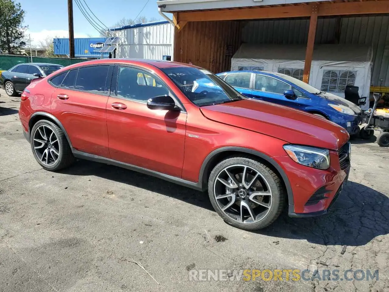 4 fotografías del automóvil dañado WDC0J6EBXKF534806 MERCEDES-BENZ GLC-CLASS 2019